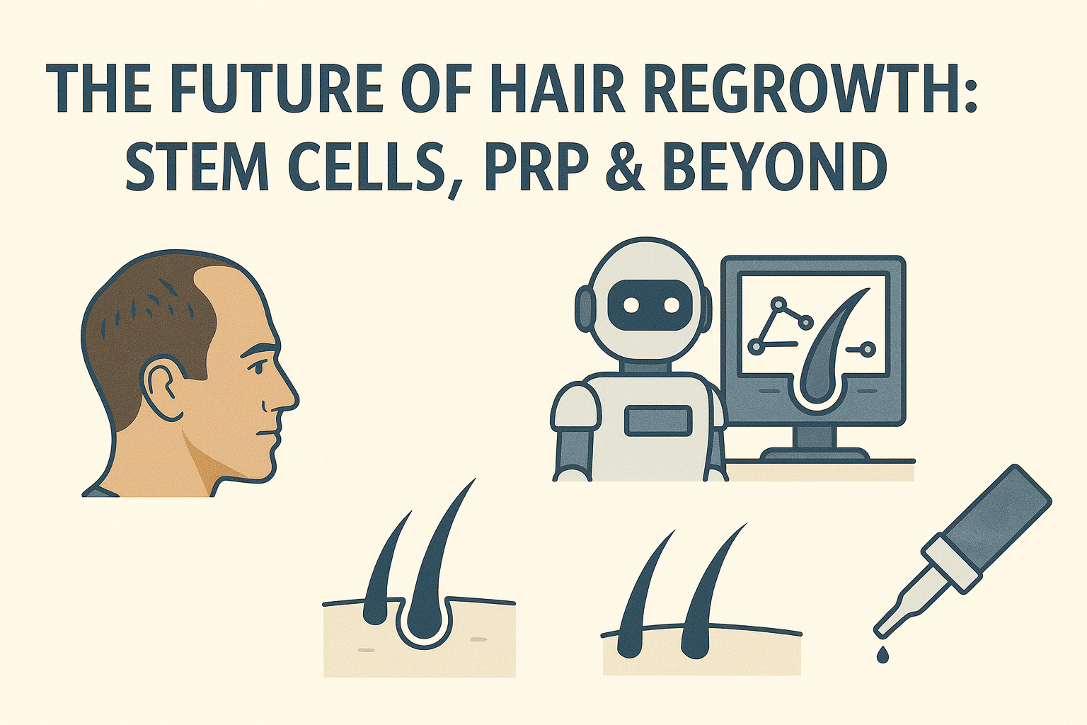 The Future of Hair Regrowth: Stem Cells, PRP & Beyond